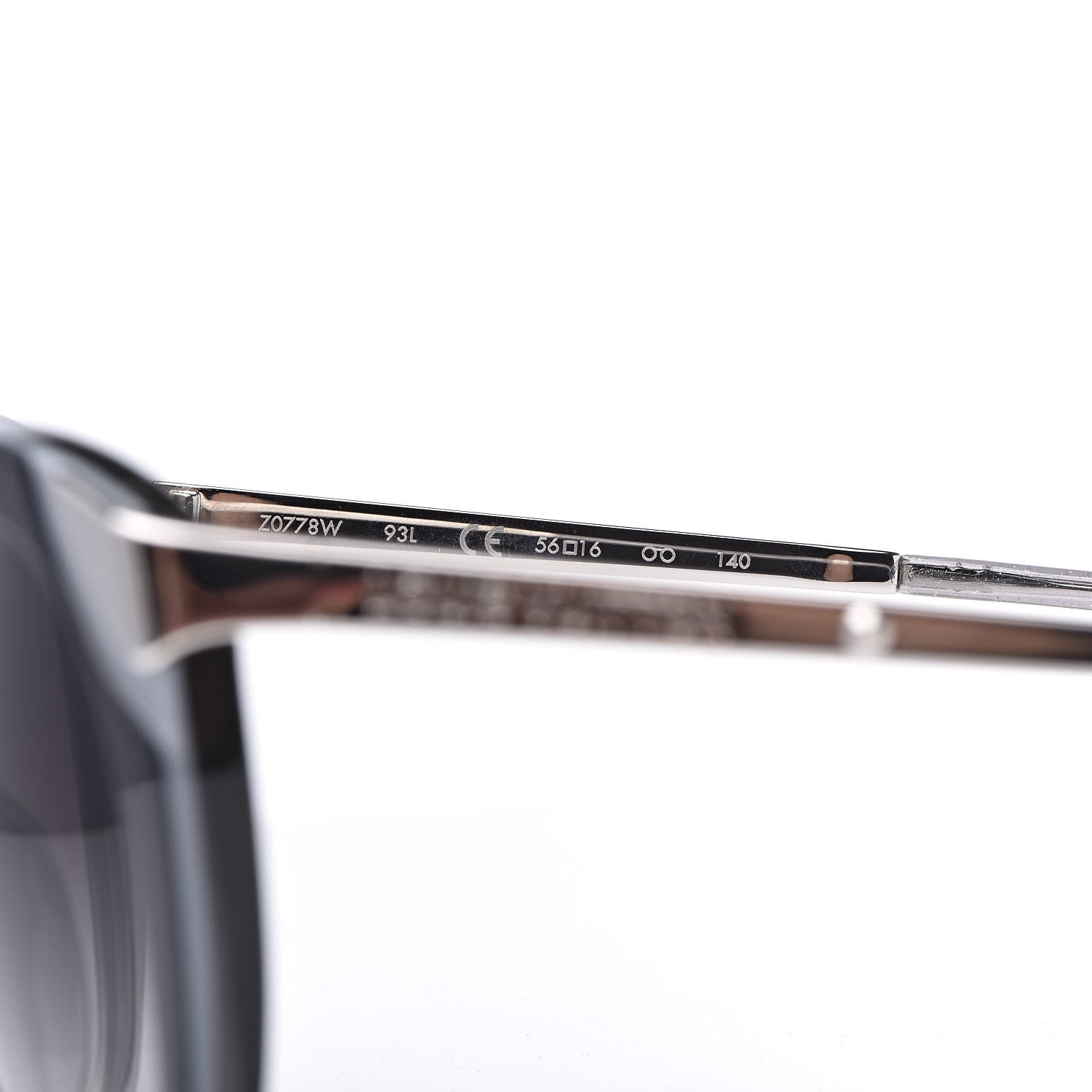 Louis Vuitton Amber Cat Eye Sunglasses Z0778W Black 6 of 7