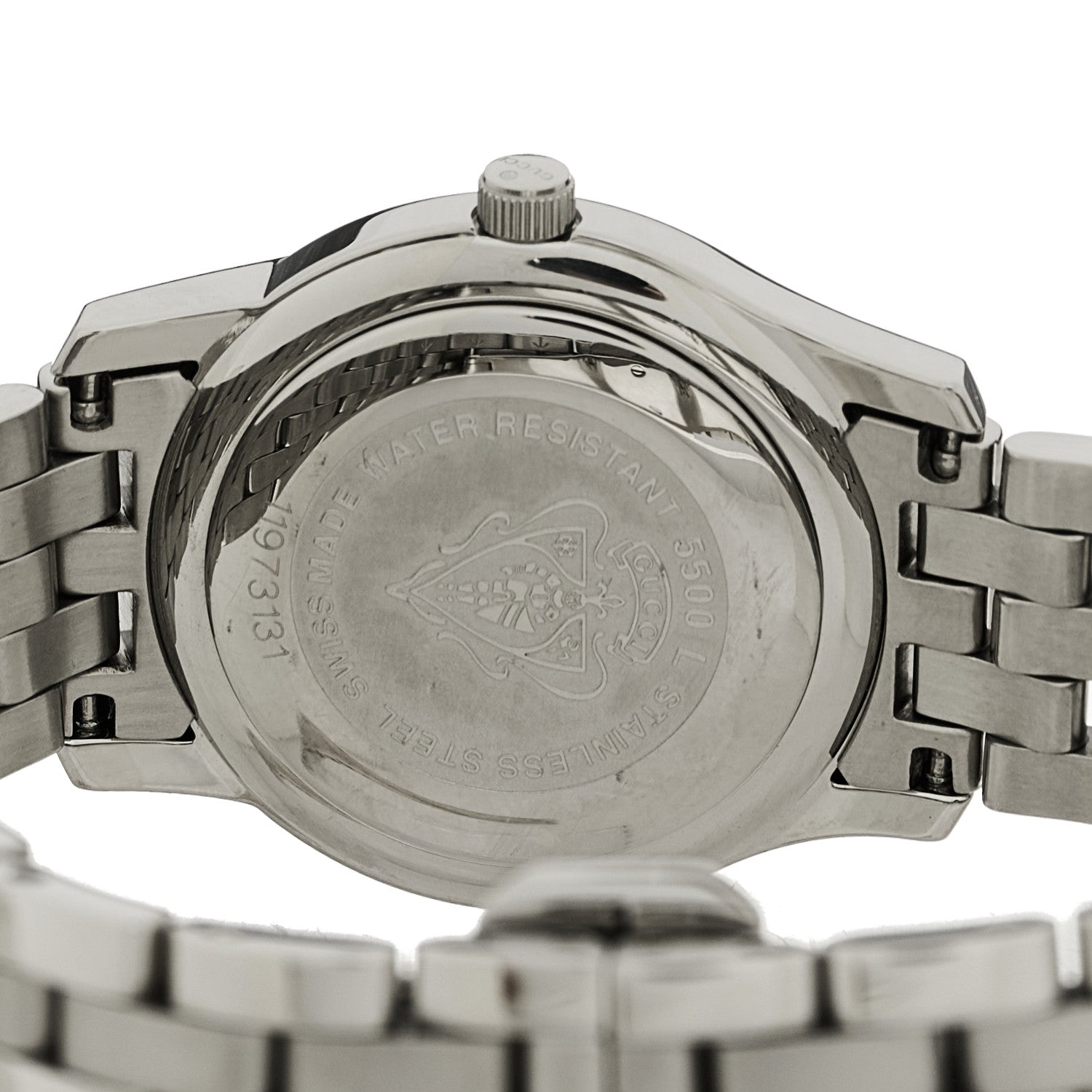 Gucci Stainless Steel 27mm 5500L Quartz Watch Black 4 of 4