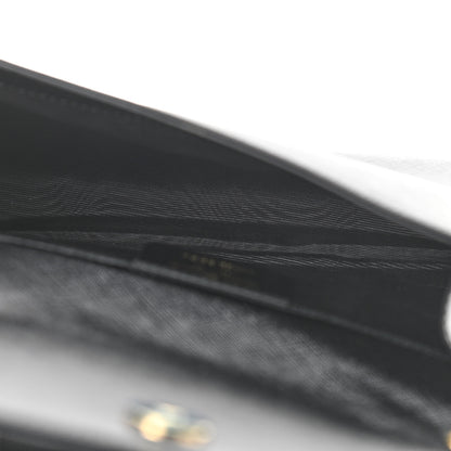Salvatore Ferragamo Printed Calfskin Medium Ginny Shoulder Bag Black 7 of 10
