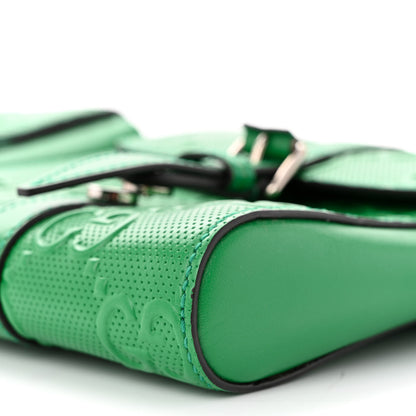 Gucci Calfskin GG Tennis Embossed 2 Detachable Pouch Belt Bag New Shamarock 13 of 13