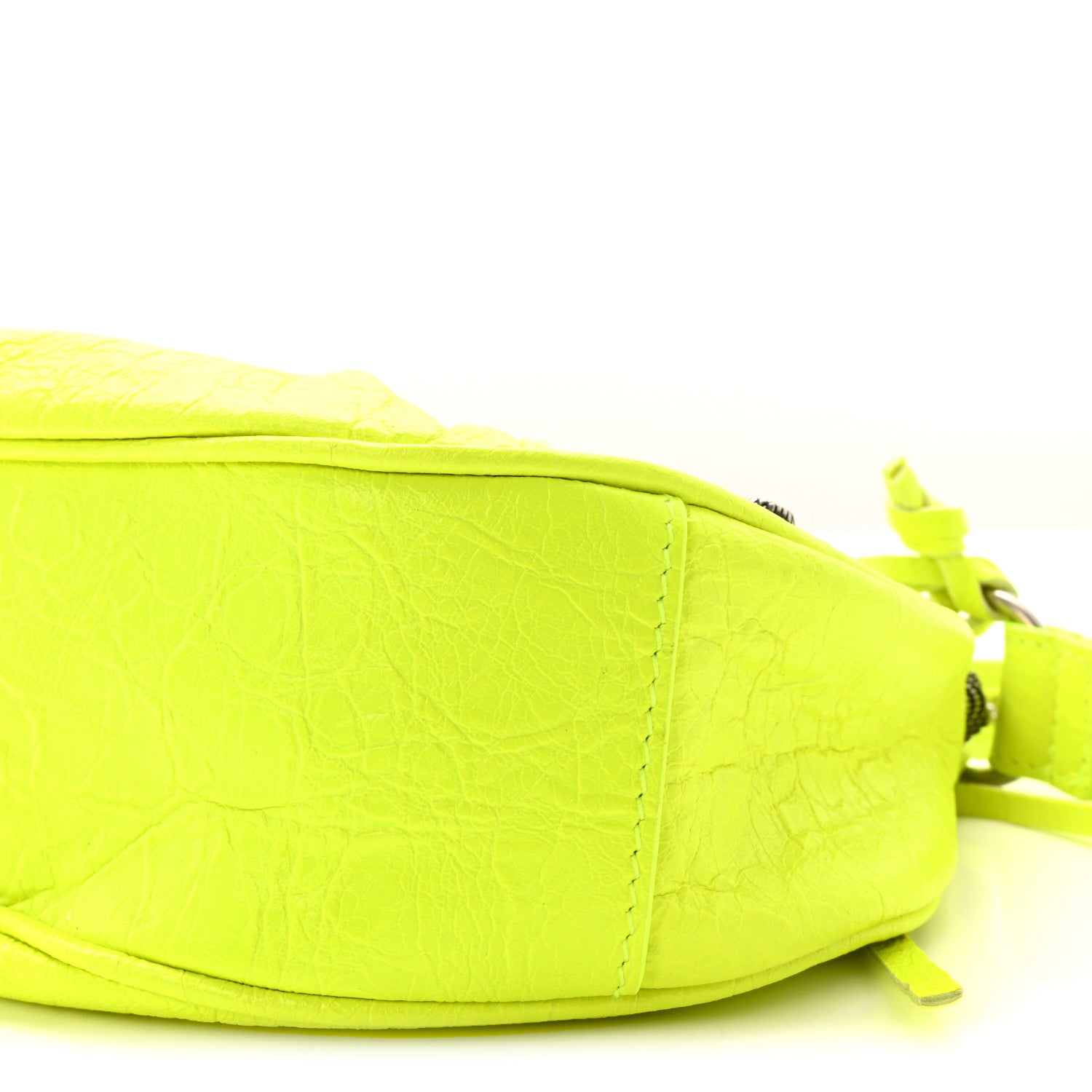 Balenciaga Agneau Arena Le Cagole Shoulder Bag XS Fluo Yellow 10 of 10