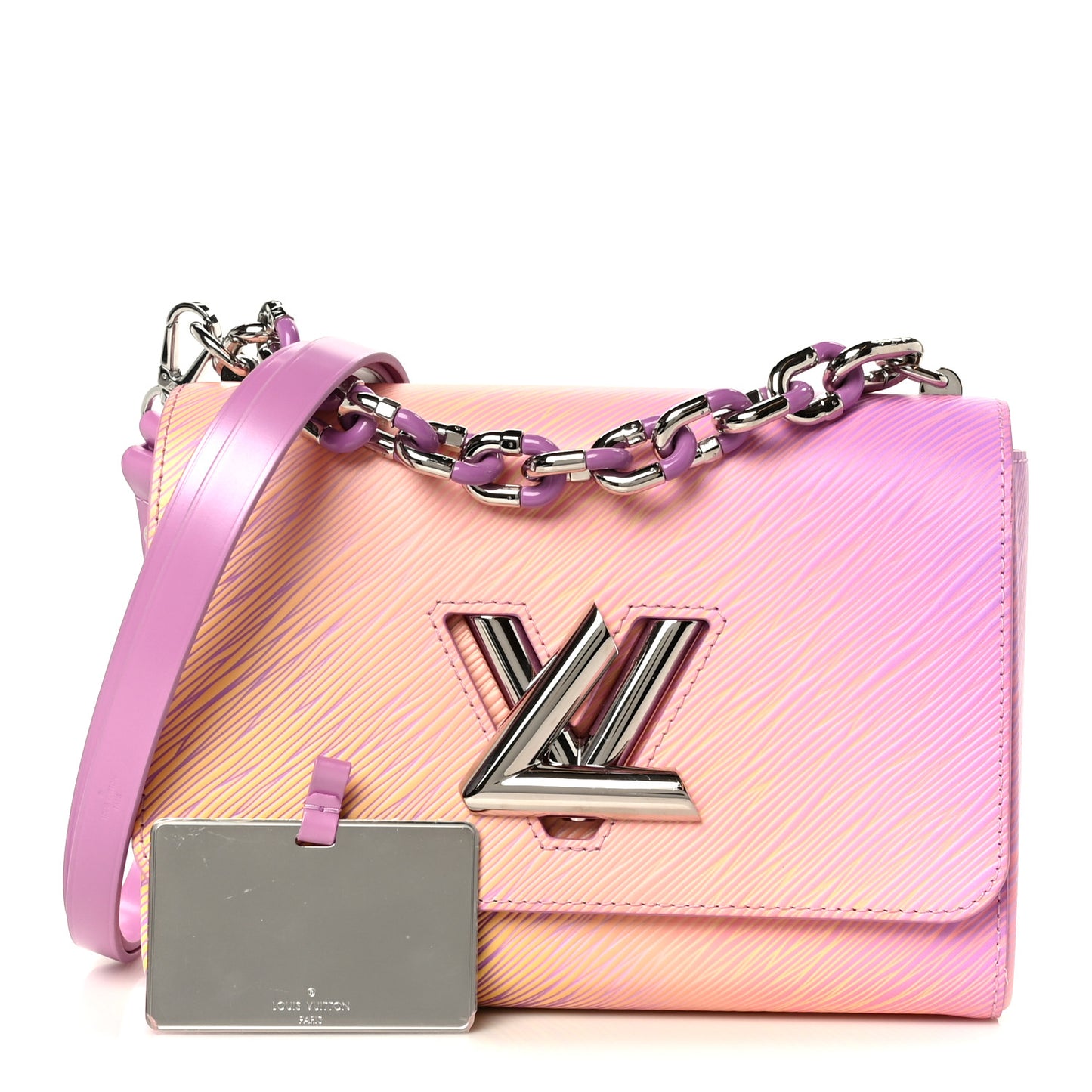 Epi Twist Shoulder Bag MM Gradient Orange