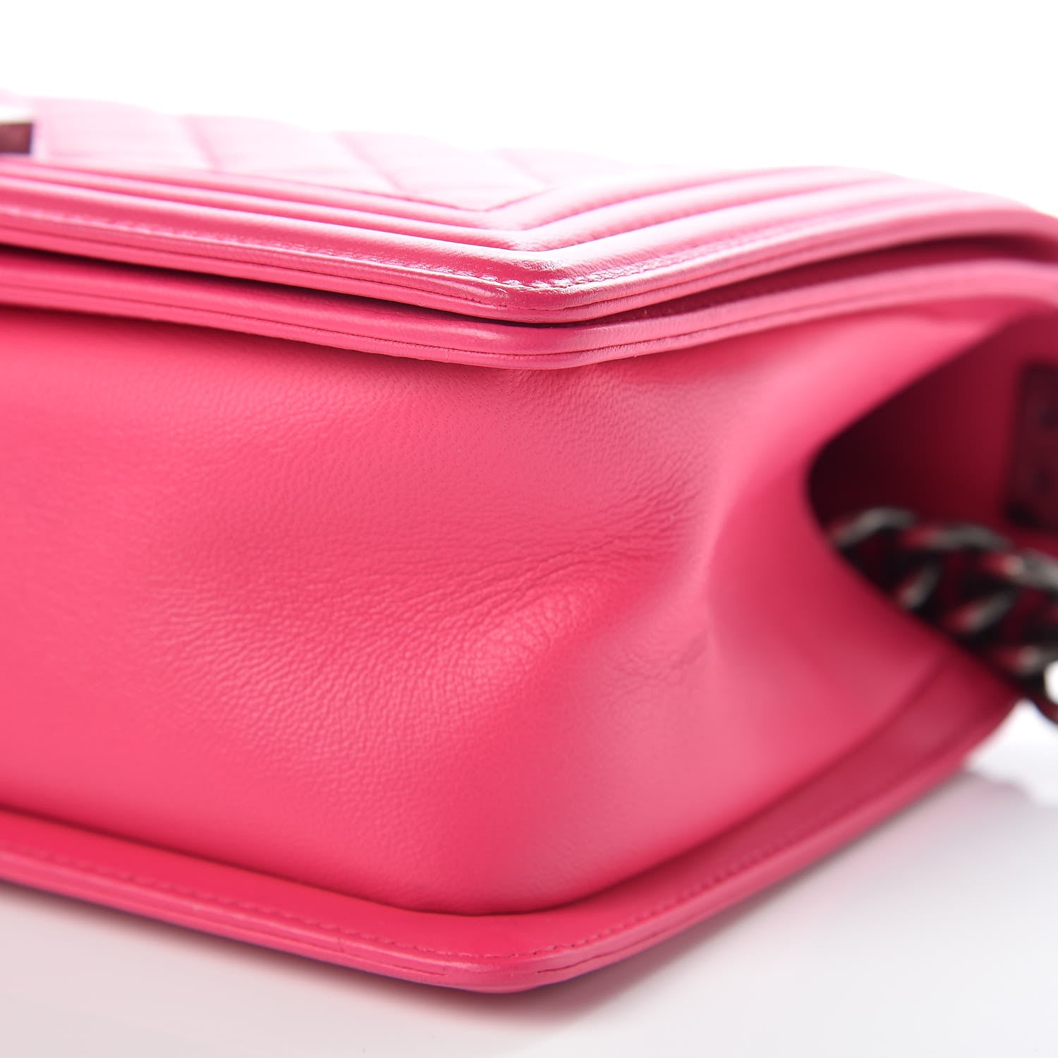 Chanel Calfskin Quilted Medium Boy Flap Pink 10 of 11