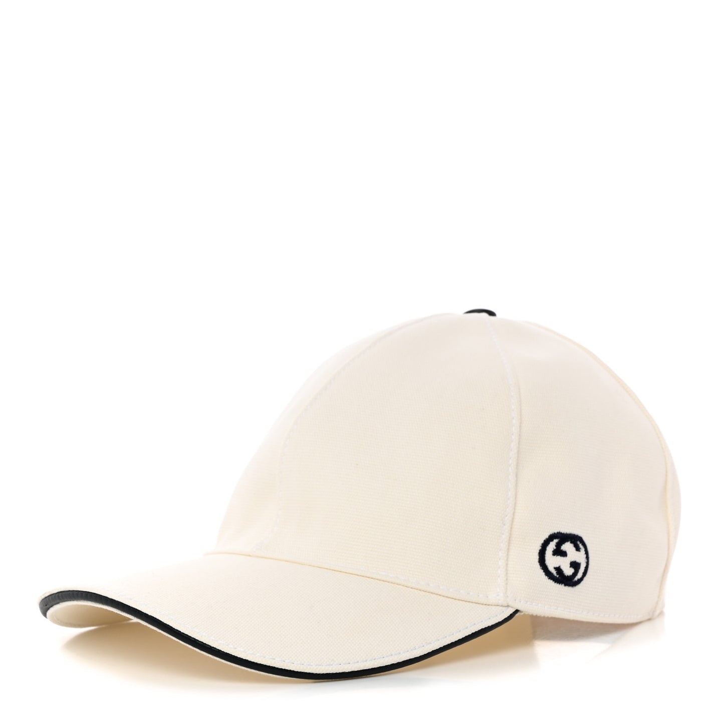 Canvas Web Baseball Hat L White