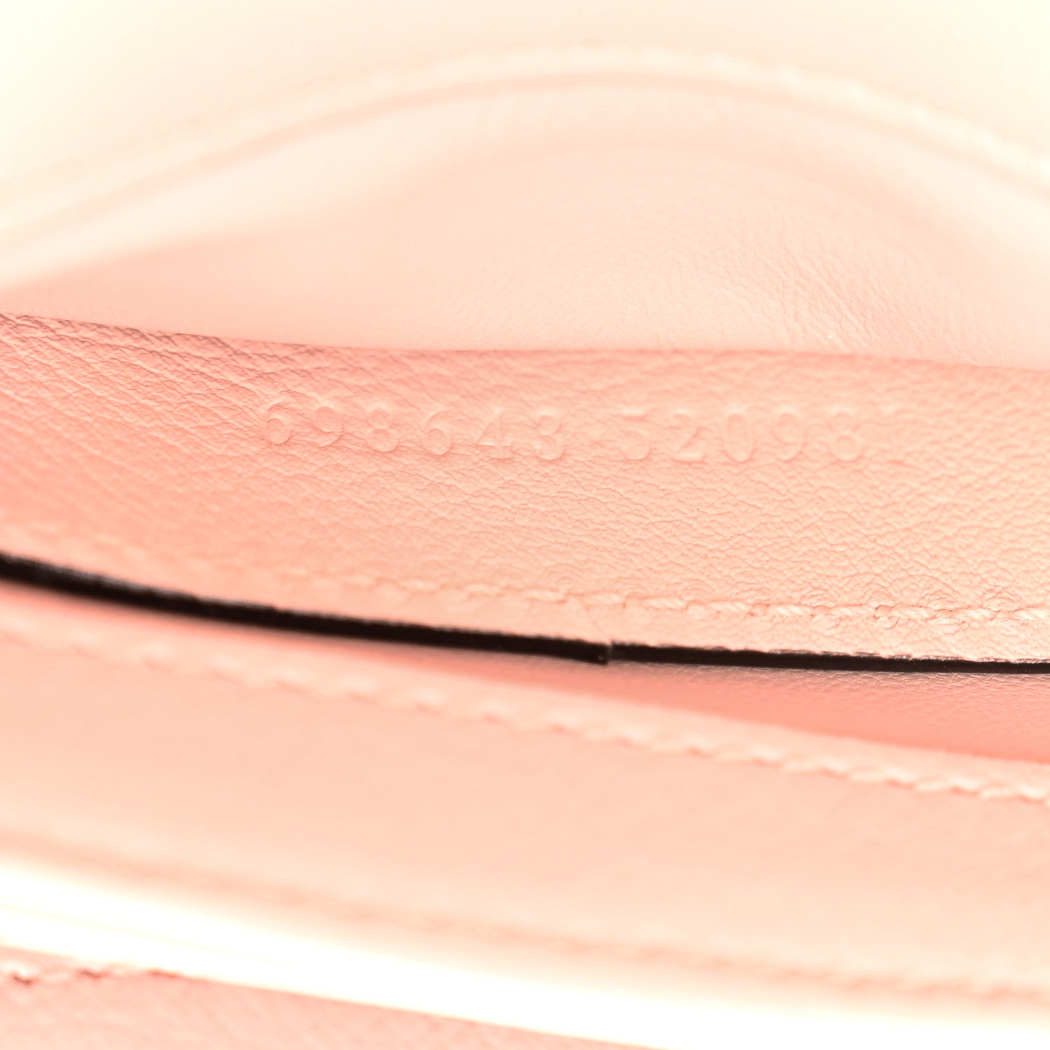 Gucci Roxy Calfskin Web Mini Blondie Shoulder Bag Powder Pink 7 of 10
