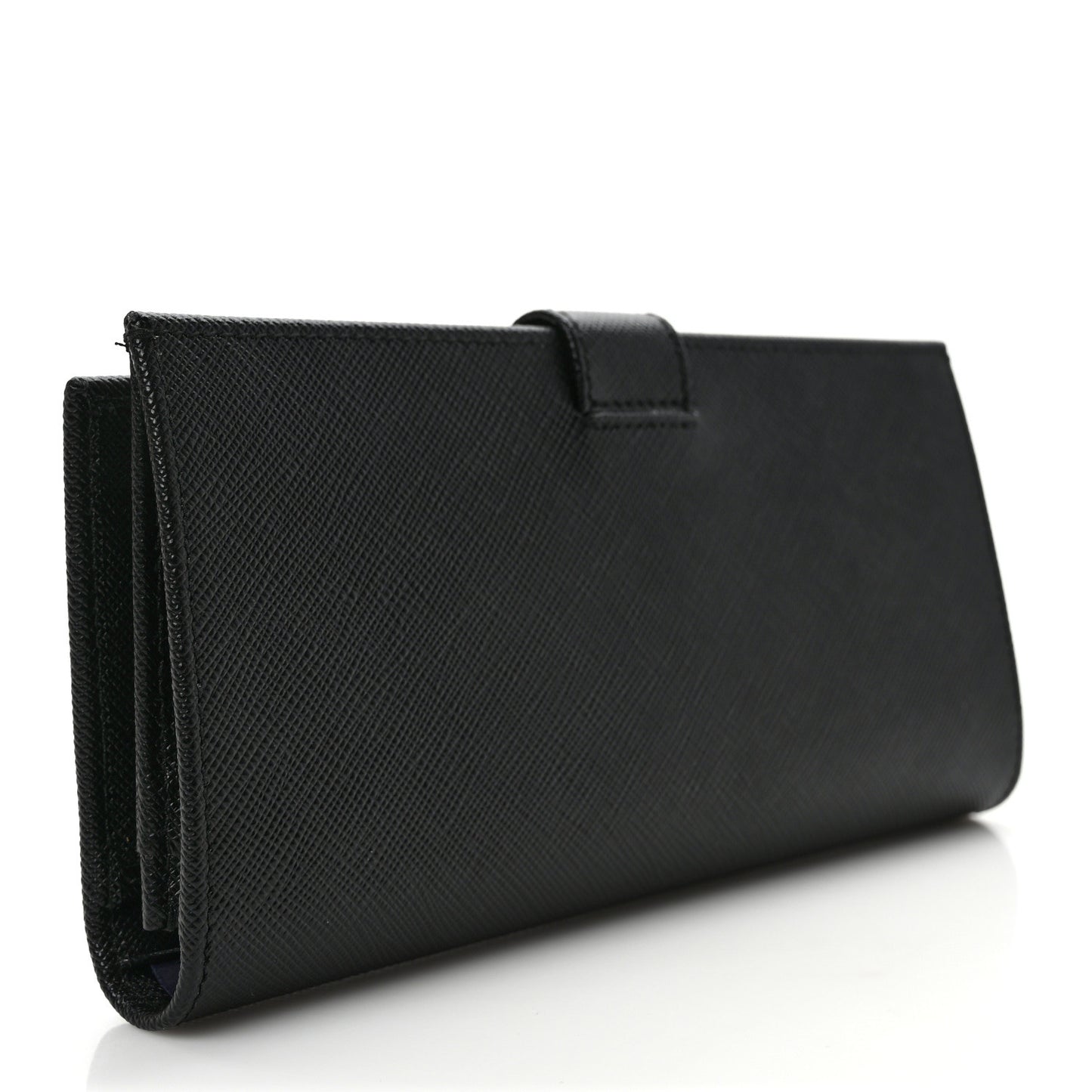 Saffiano Metal Large Wallet Black