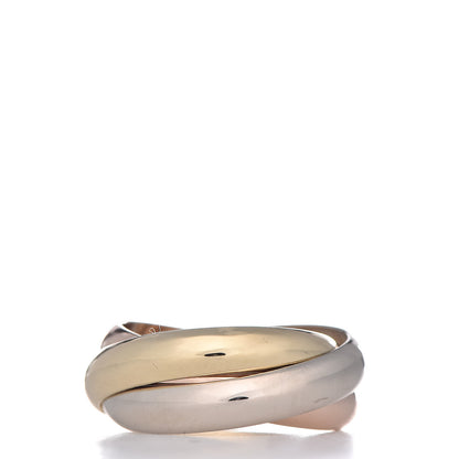 Cartier 18K Pink Yellow White Gold Classic Trinity Ring 51 5.75 4 of 7