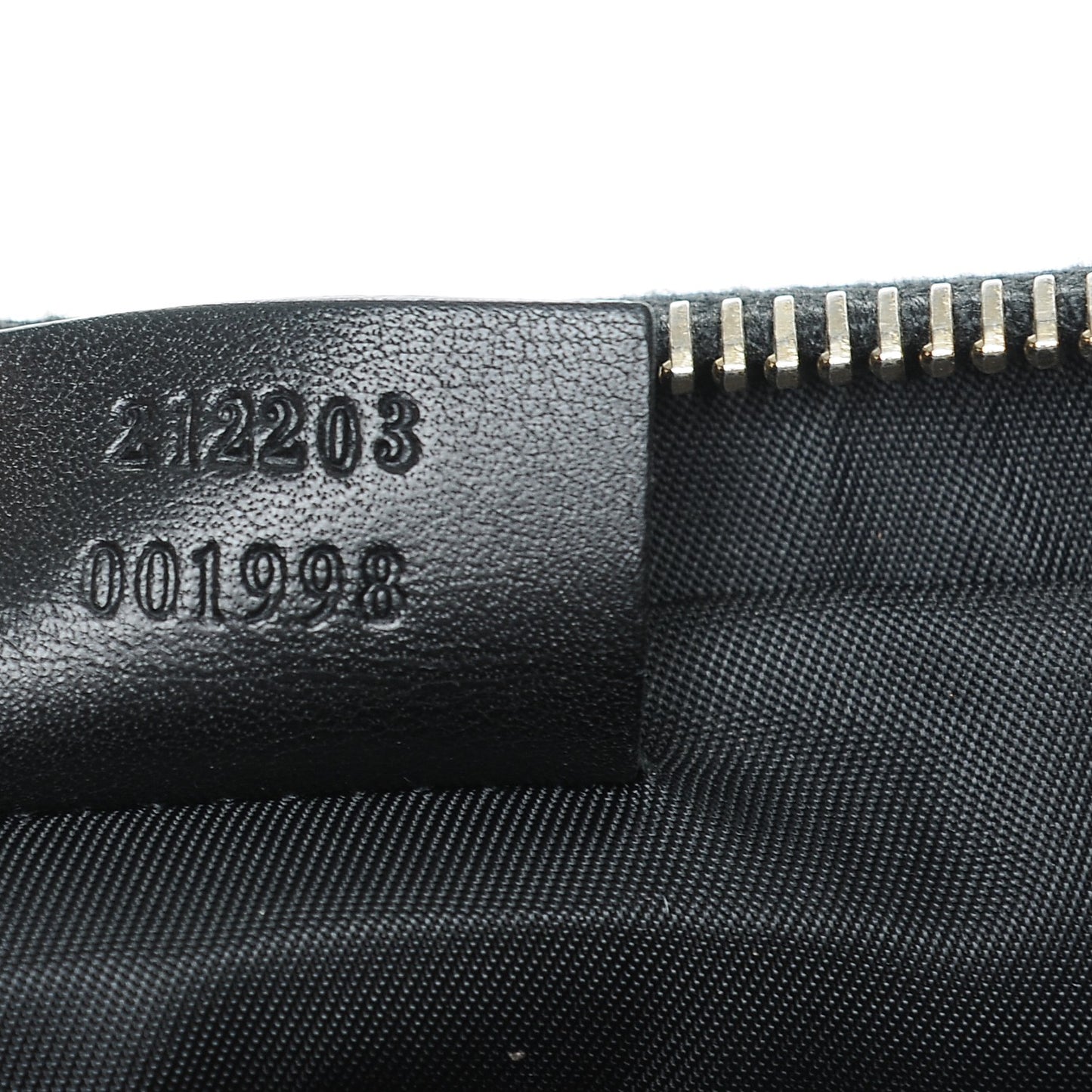 Guccissima Signature New Britt Wristlet Black