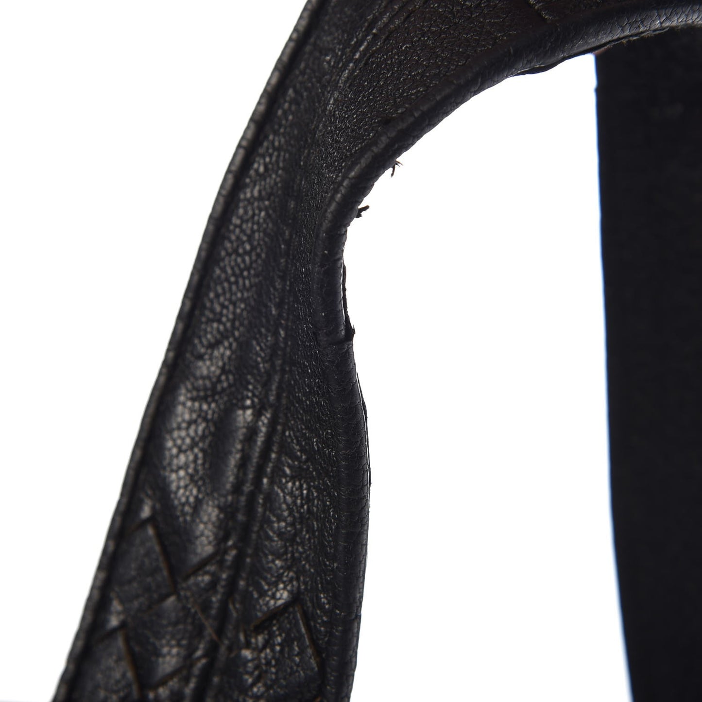 Nappa Intrecciato Shoulder Bag Black