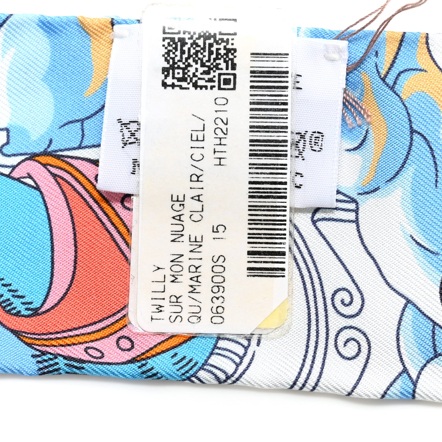 Hermes Silk Sur Mon Nuage Twilly Marine Clair Ciel 3 of 5