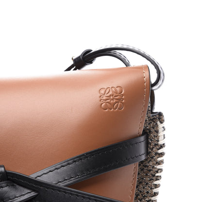 Loewe Calfskin Tweed Small Gate Crossbody Bag Tan 9 of 9