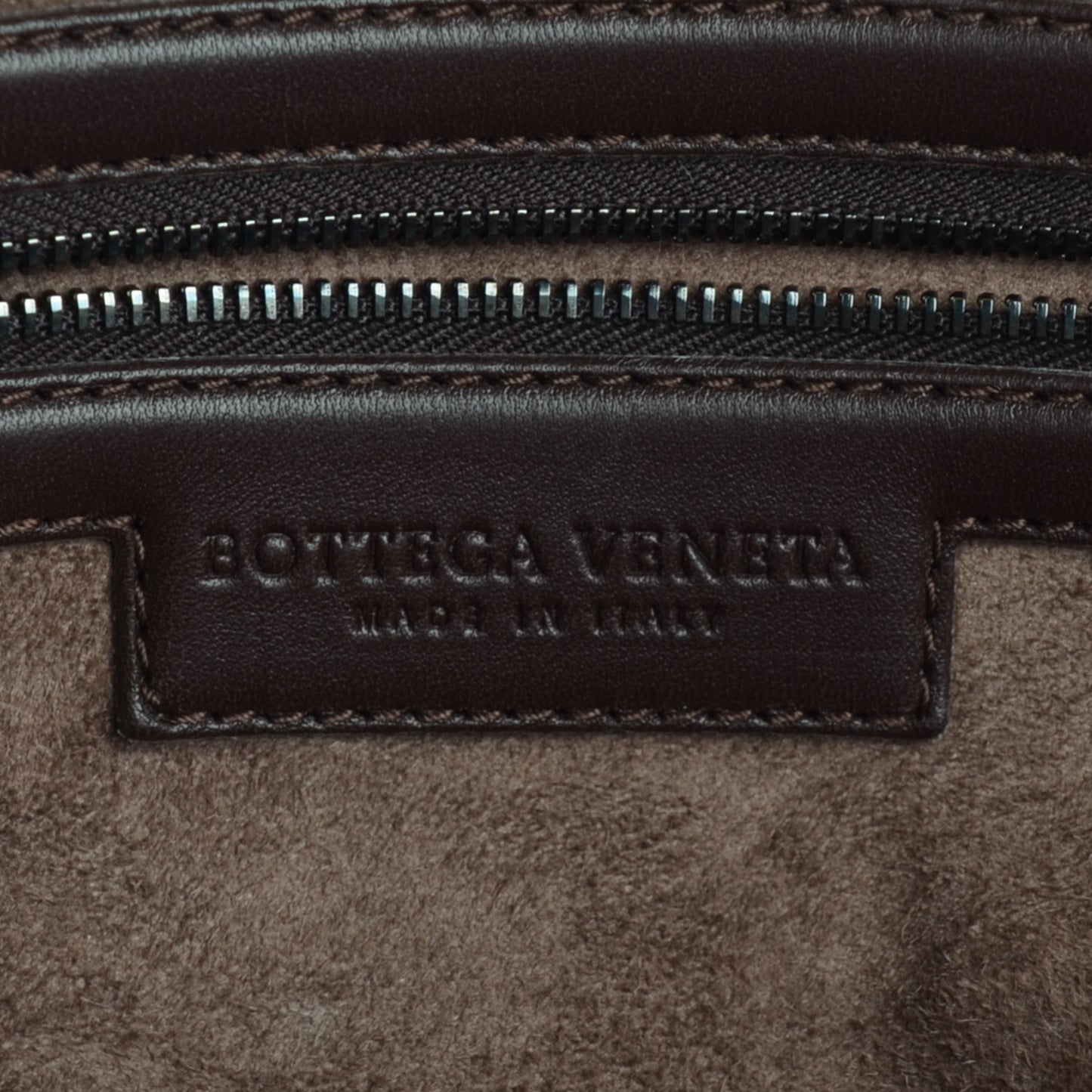 Nappa Intrecciato Tote Ebano