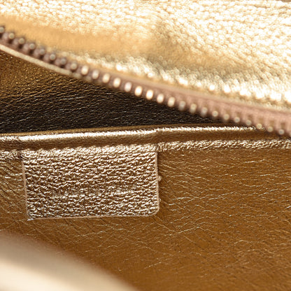 Celine Laminated Lambskin Nano Luggage Gold 7 of 10