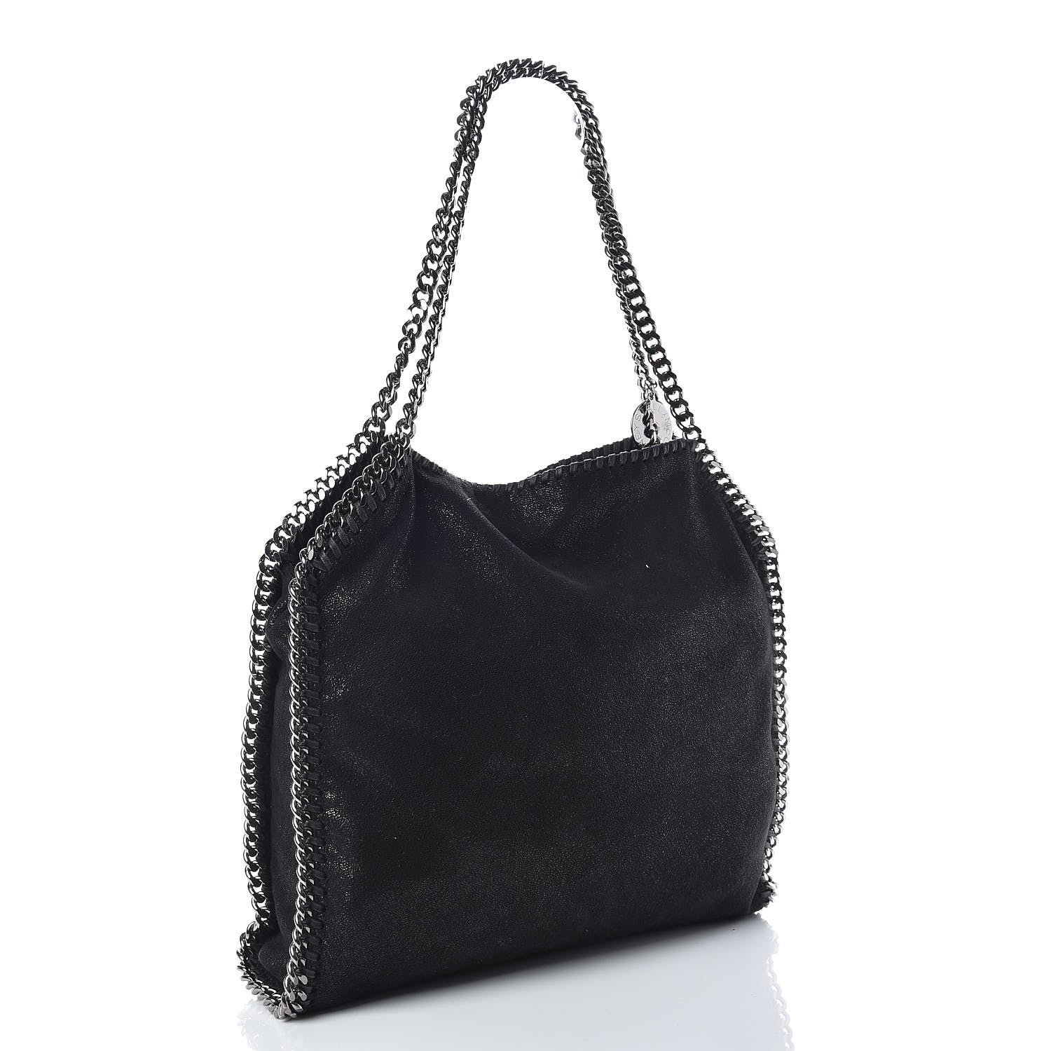 Stella McCartney Shaggy Deer Small Falabella Tote Black 3 of 9