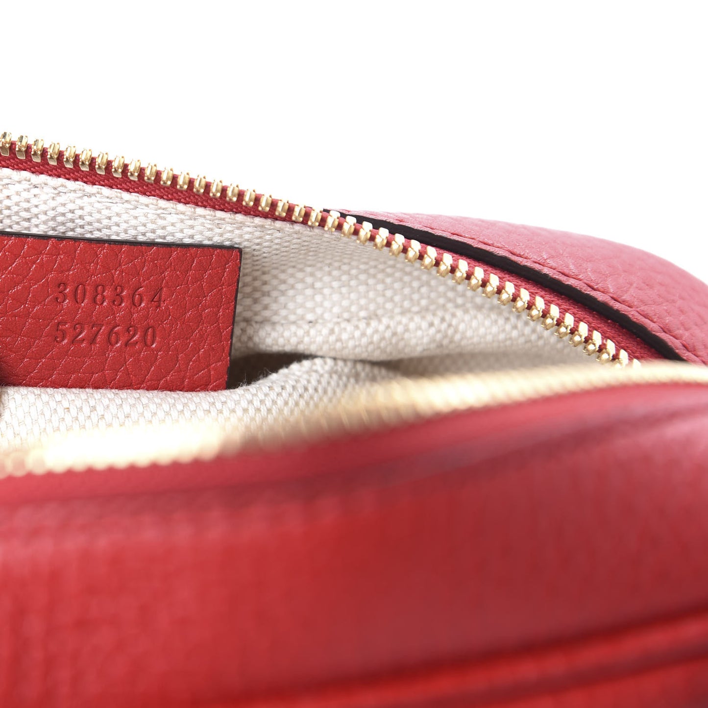 Pebbled Calfskin Small Soho Disco Bag Tabasco Red