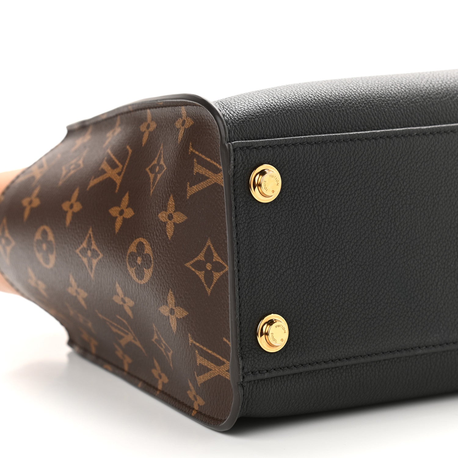 Louis Vuitton Calfskin Monogram On My Side Black 8 of 11