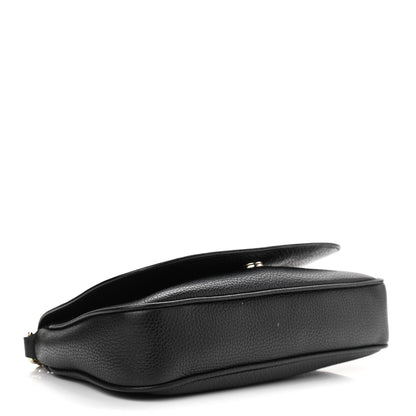 Gucci Pebbled Calfskin Medium Soho Flap Crossbody Black 4 of 11
