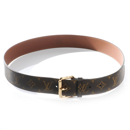 Louis Vuitton Monogram Belt Gold Buckle 95 38 1 of 6