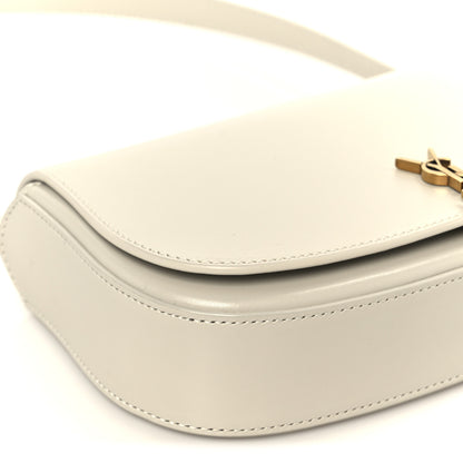 Saint Laurent Box Calfskin Mini Voltaire Shoulder Bag Crema soft 10 of 11