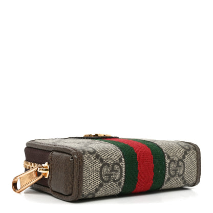 Gucci GG Supreme Monogram Web Ophidia Playing Card Case Beige New Acero 4 of 8