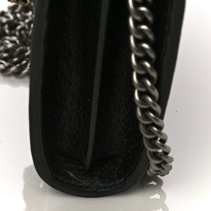 Gucci Calfskin Web Mini Dionysus Chain Wallet Black 14 of 14