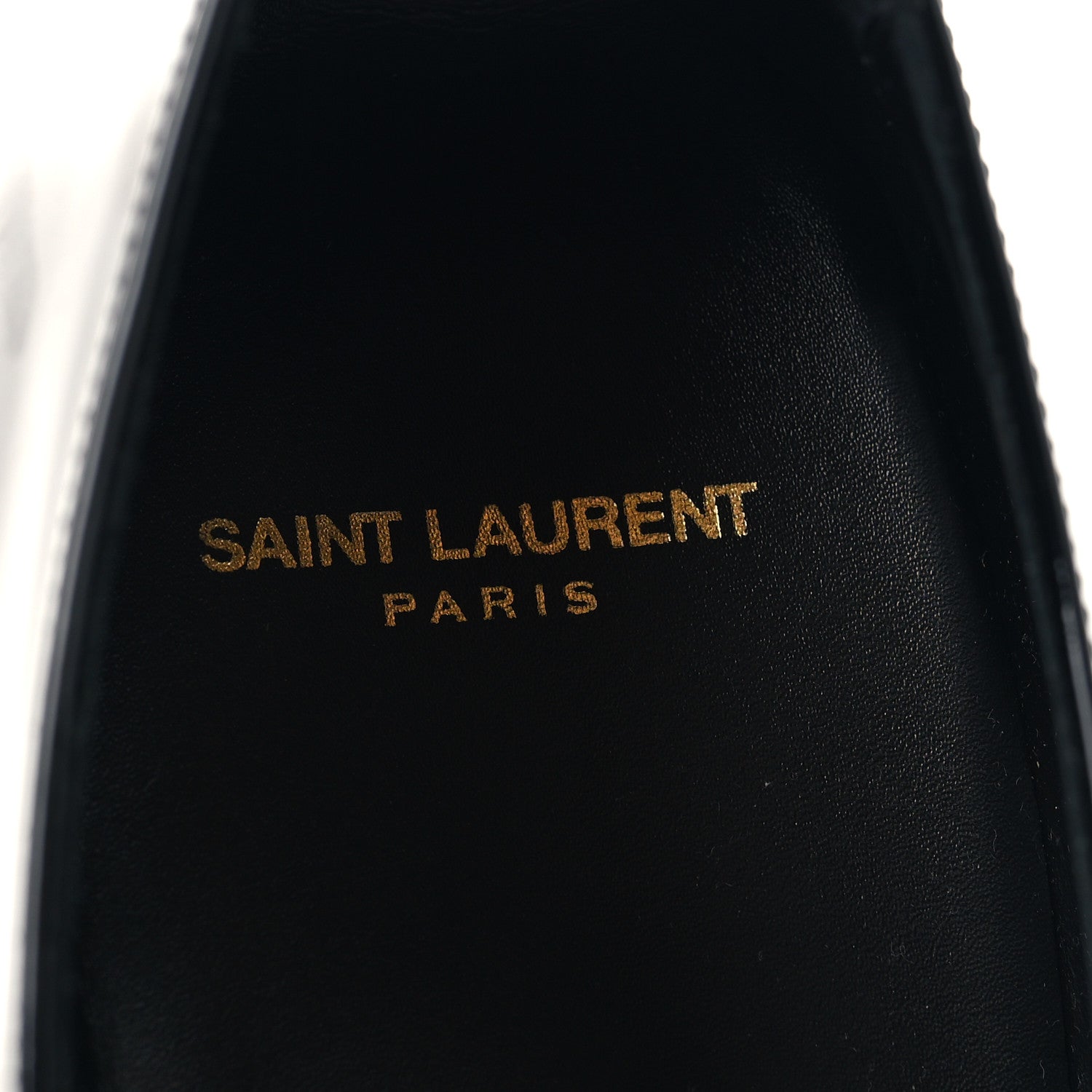 Saint Laurent Patent Calfskin Mens Wyatt Derby Lace Up Shoes 45 Black 9 of 9