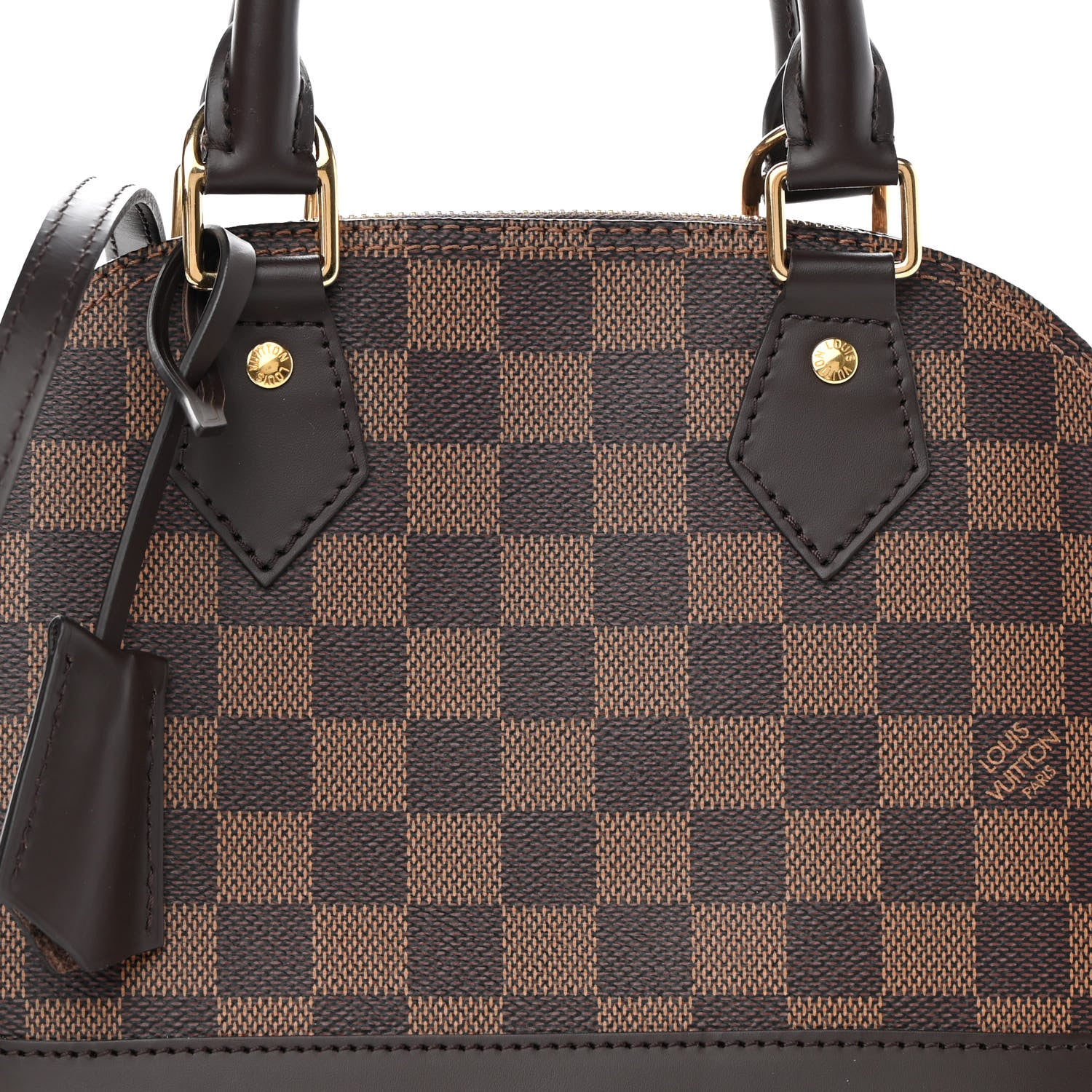 Louis Vuitton Damier Ebene Alma BB 7 of 9
