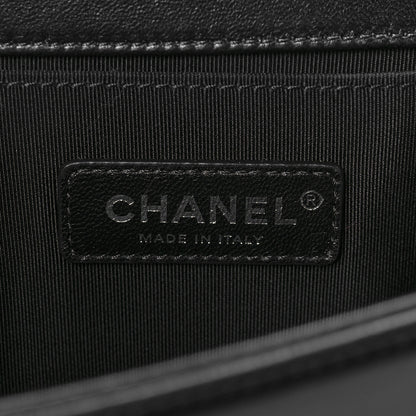 Chanel Calfskin Quilted Medium Boy Flap Black 6 of 9