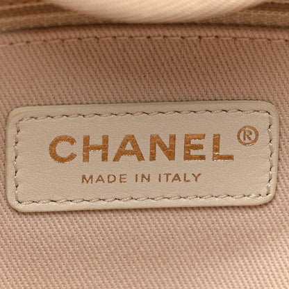 Chanel Mixed Fibers Calfskin Medium Deauville Tote Light Beige 6 of 19