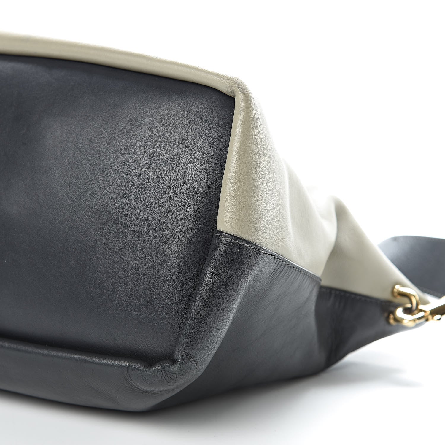 Chloe Smooth Calfskin Small Baylee Tote Marshmallow Grey Black 10 of 11