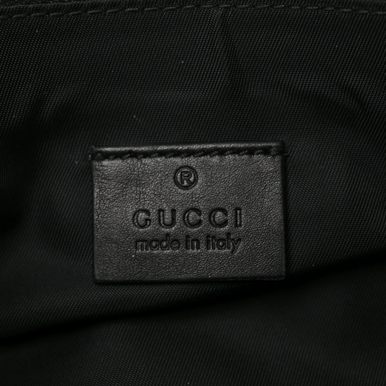 Gucci Guccissima Signature New Britt Wristlet Black 6 of 10