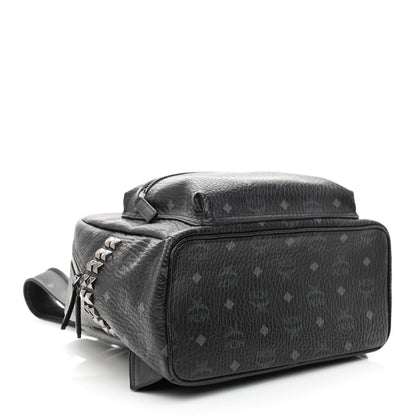 MCM Visetos Medium Side Studs Stark Backpack Black 5 of 15