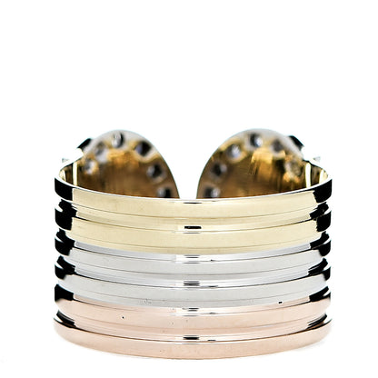 Cartier 18K Pink Yellow White Gold Diamond C De Ring 49 4.75 3 of 7