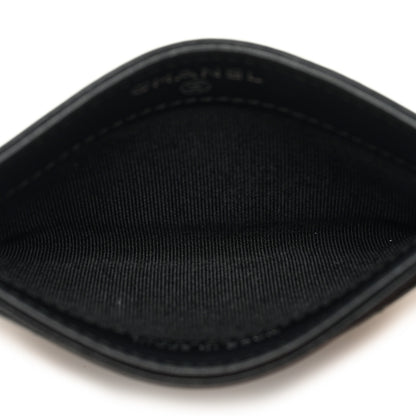 Chanel Calfskin Quilted Card Holder So Black 5 of 7