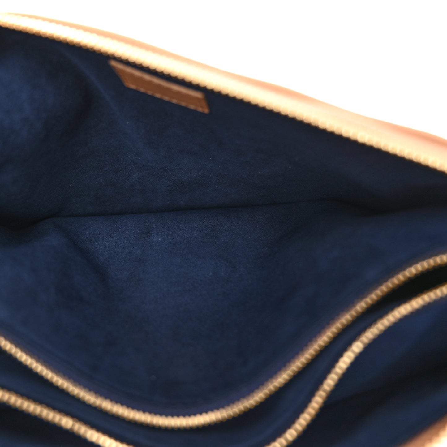 Lambskin Embossed Monogram Coussin PM Camel