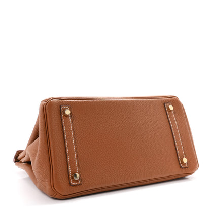 Hermes Togo Birkin 30 Gold 4 of 11