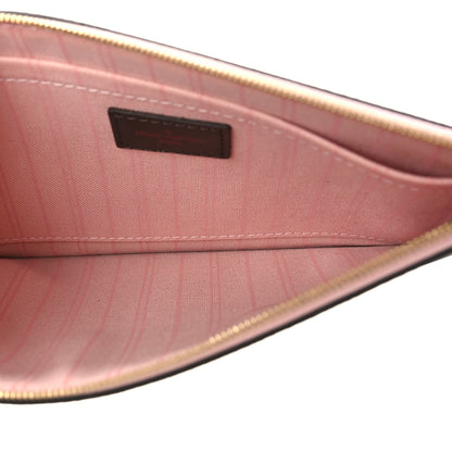 Louis Vuitton Damier Ebene Neverfull MM GM Pochette Rose Ballerine 5 of 8