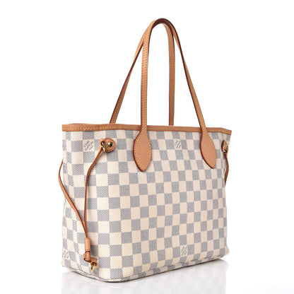 Louis Vuitton Damier Azur Neverfull PM 3 of 8