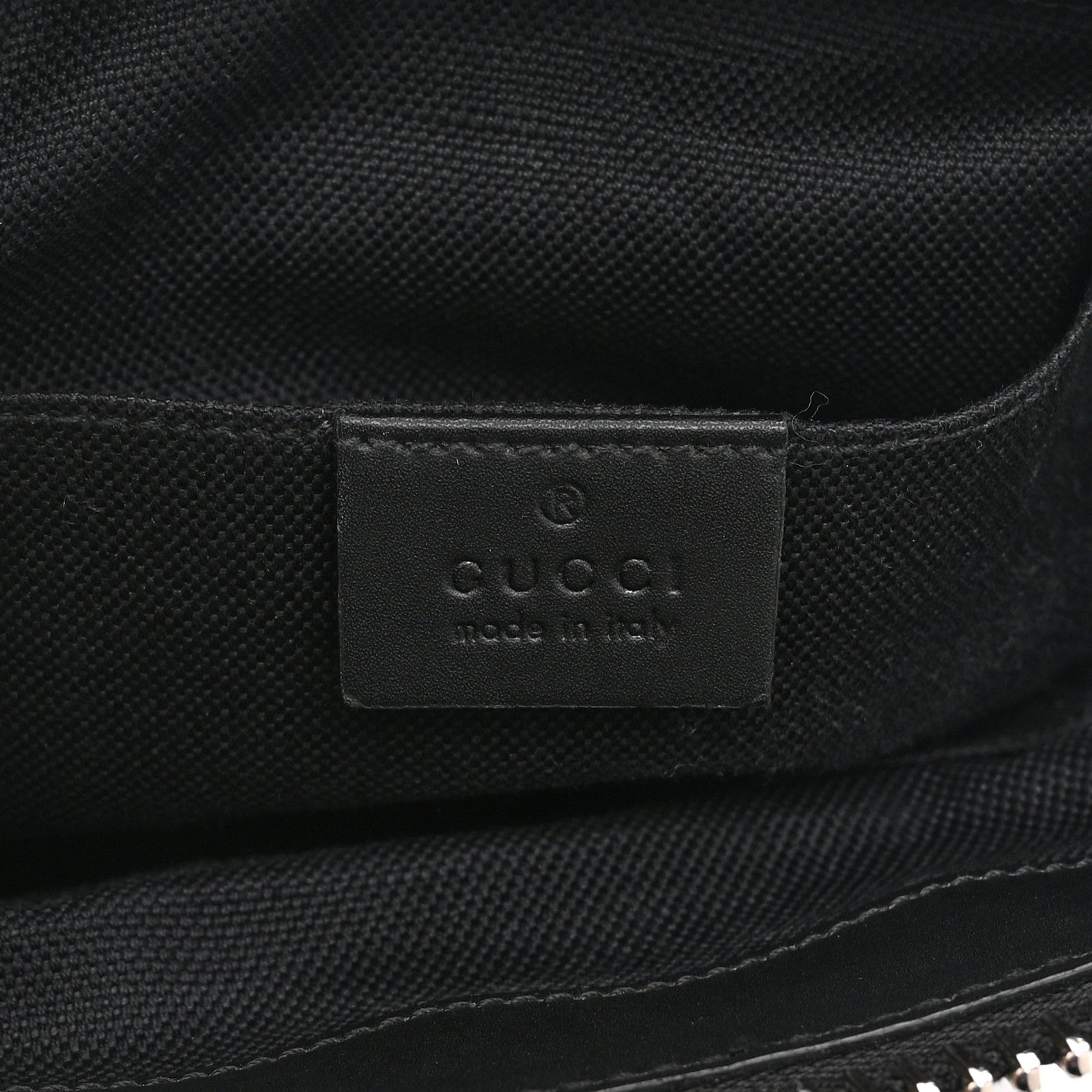 Gucci GG Supreme Monogram Web Small Flat Messenger Bag Black Grey 6 of 10