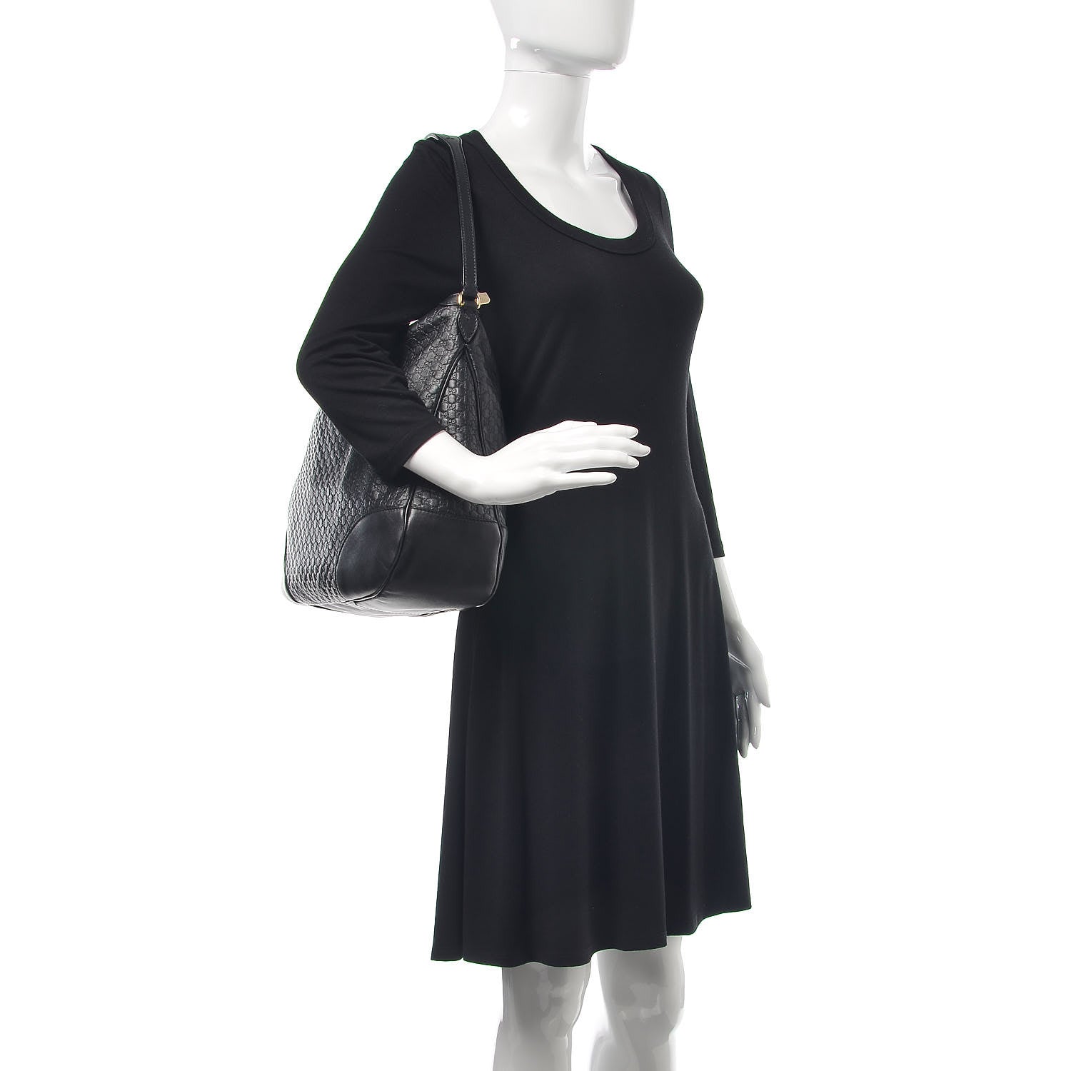 Gucci Soft Microguccissima Margaux Hobo Black 2 of 11
