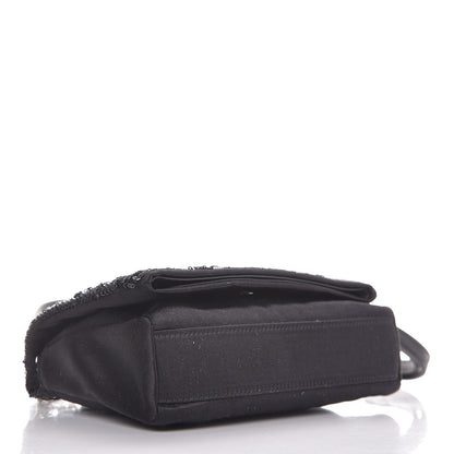 Saint Laurent Sequins Toy West Hollywood Shoulder Bag Nero Argento 5 of 7