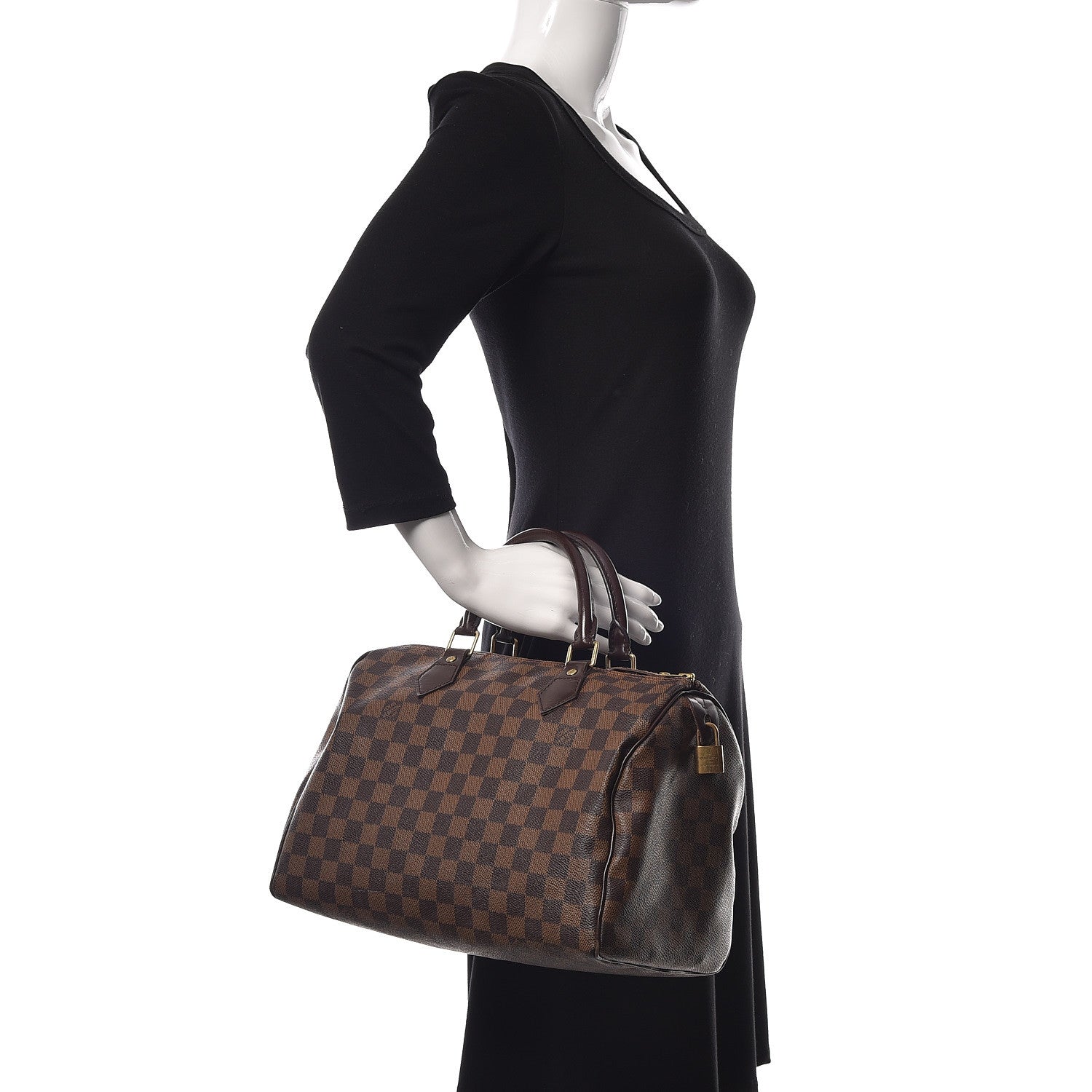 Louis Vuitton Damier Ebene Speedy 30 2 of 17
