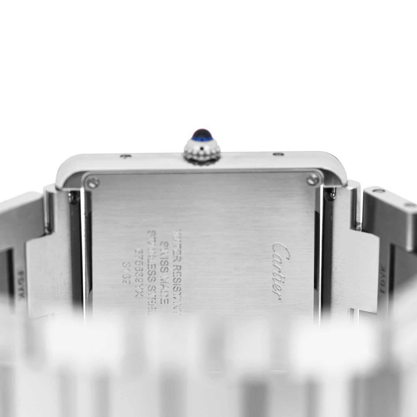 Stainless Steel 27mm Tank Solo Quartz Watch