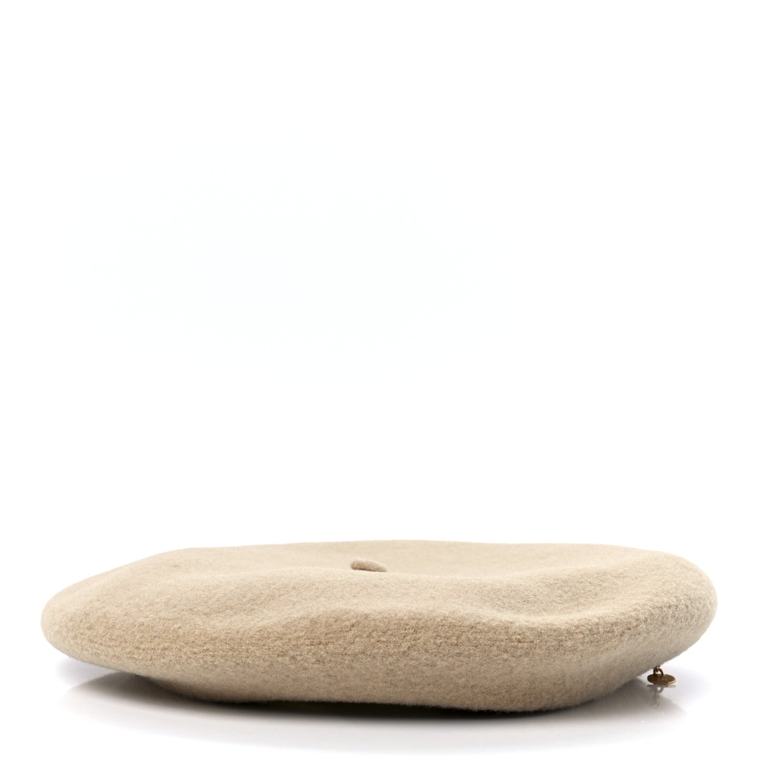 Hermes Merinos Wool Felt Felicity Beret Hat 57 Sable 5 of 10