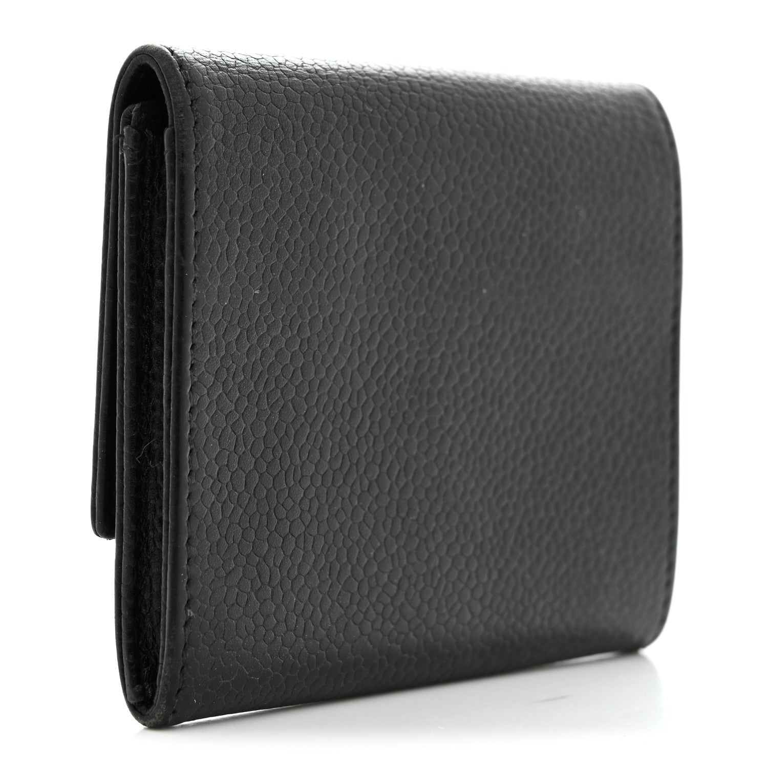 Chanel Caviar Timeless CC Flap Card Holder Black 3 of 7