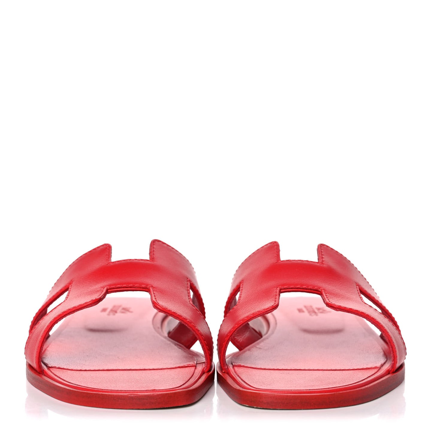 Calfskin Oran Sandals 35.5 Rouge Bali