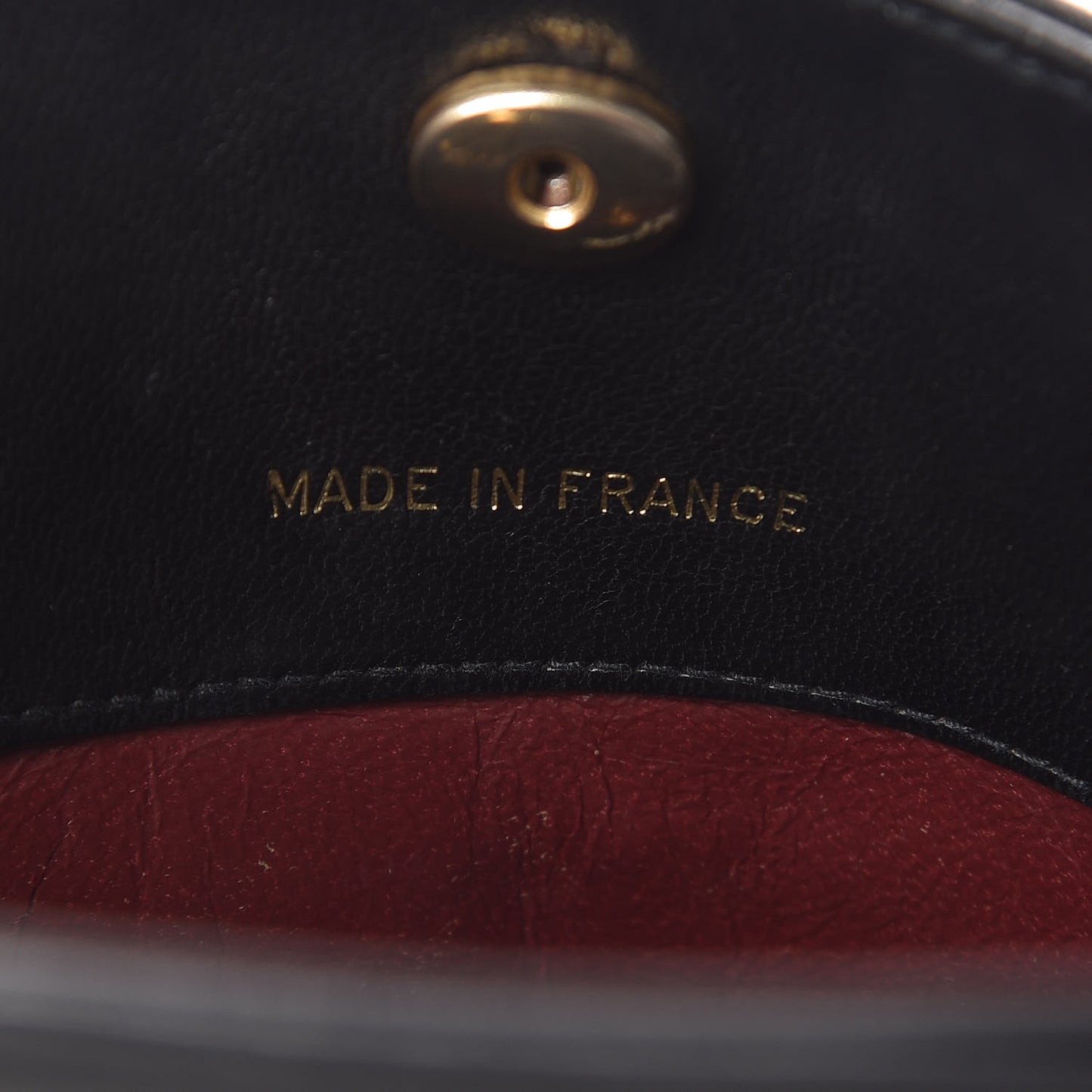 Lambskin Quilted CC Shoulder Bag Black