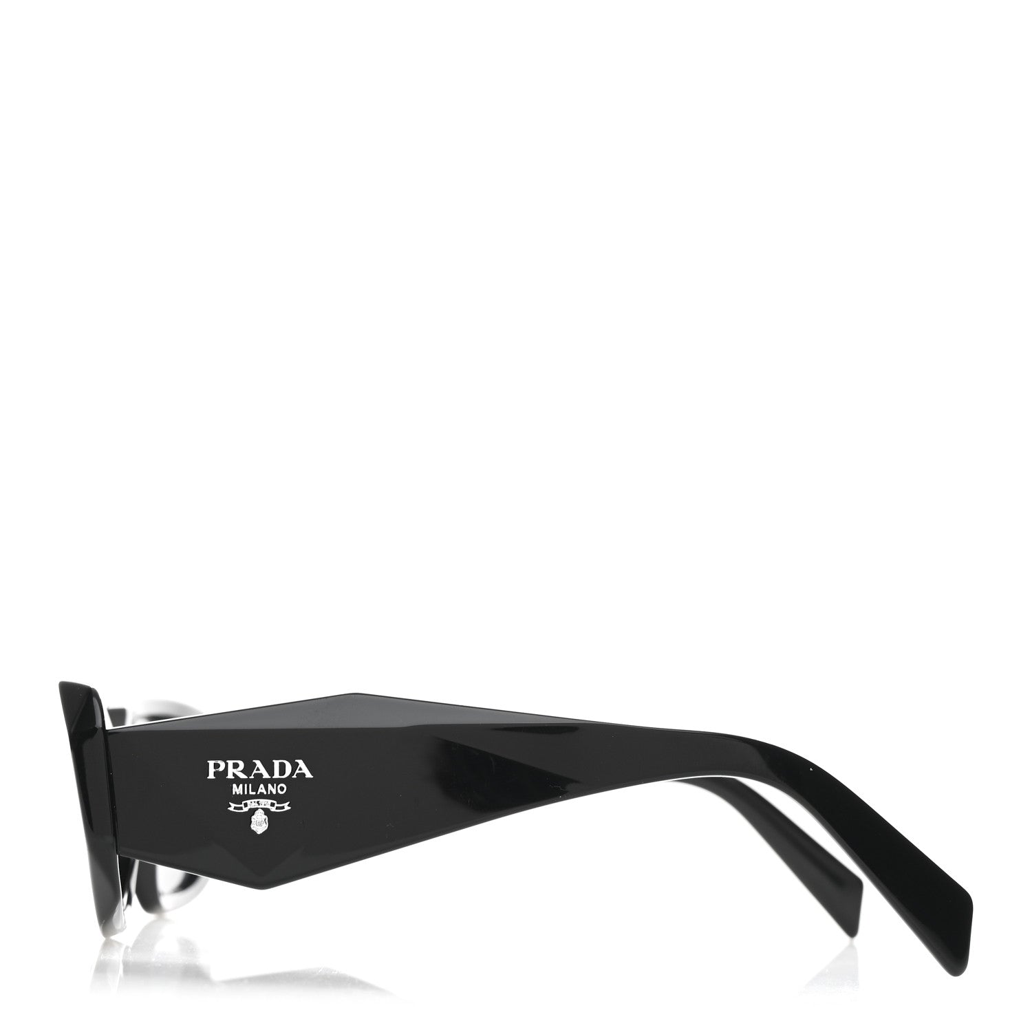 Prada Acetate Symbole Sunglasses SPR 17W Black 3 of 8