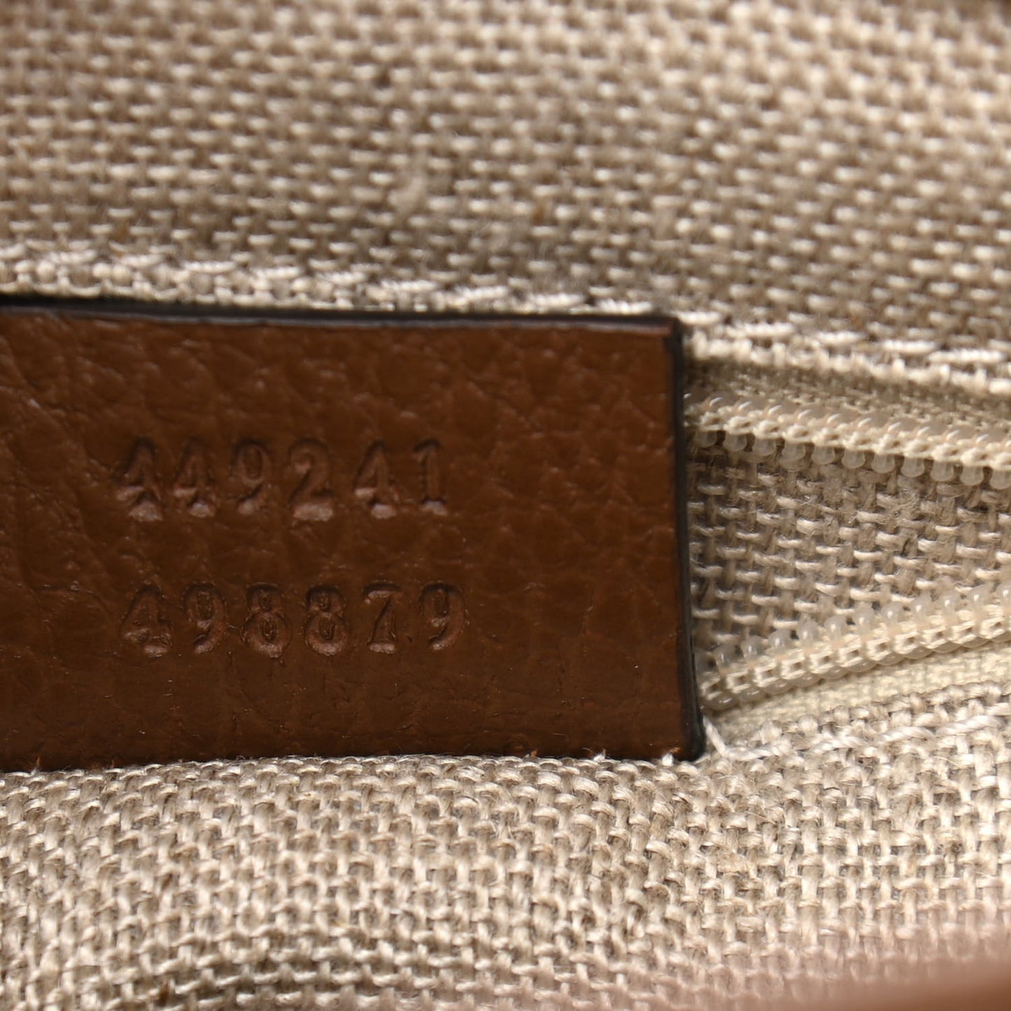 Monogram Small Bree Tote Beige Tabacco