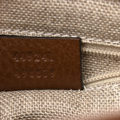 Gucci Monogram Small Bree Tote Beige Tabacco 7 of 10